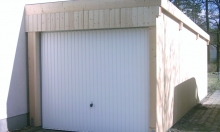 Flachdach Holzgarage - 05