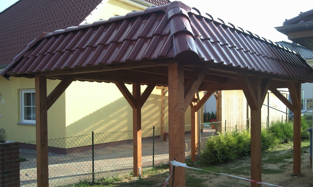 Flachdach Carport - 09 Flachdach Carport - 09