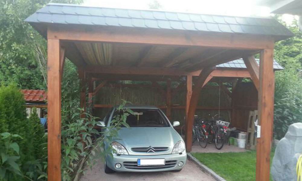 Flachdach Carport - 11 Flachdach Carport - 11