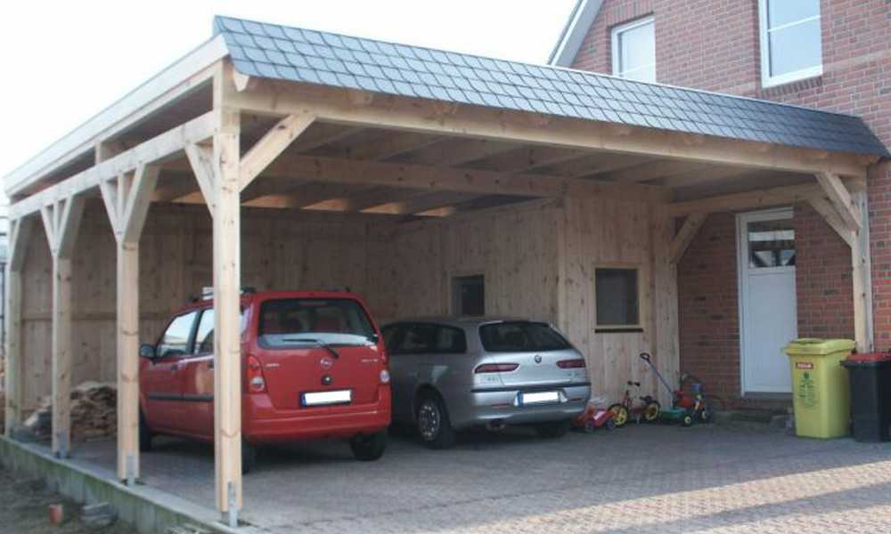 Flachdach Carport - 12 Flachdach Carport - 12