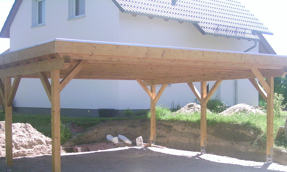 Flachdach Carport - 15 Flachdach Carport - 15