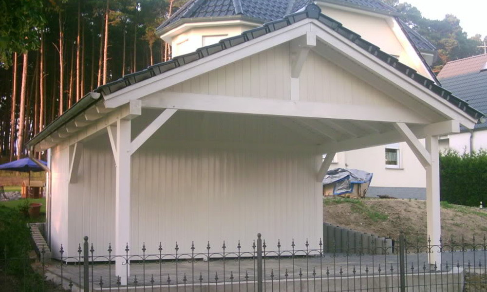 Satteldach Carport - 10 Satteldach
